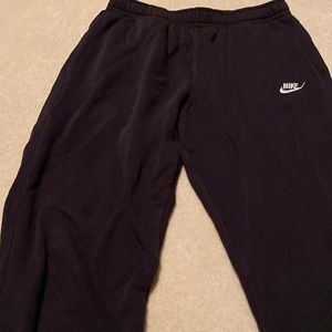 Nike large black draw string joggers